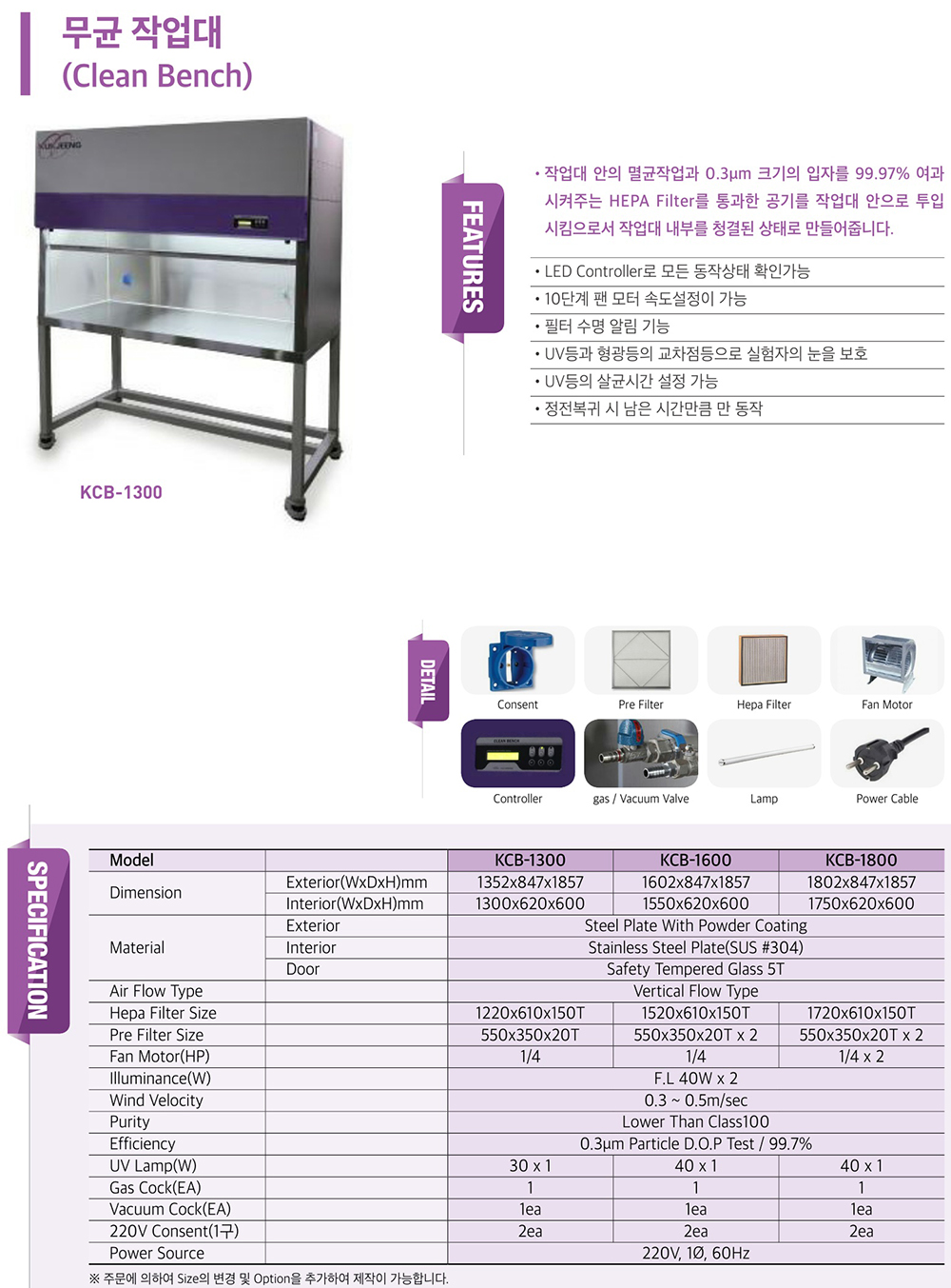 청정 작업대