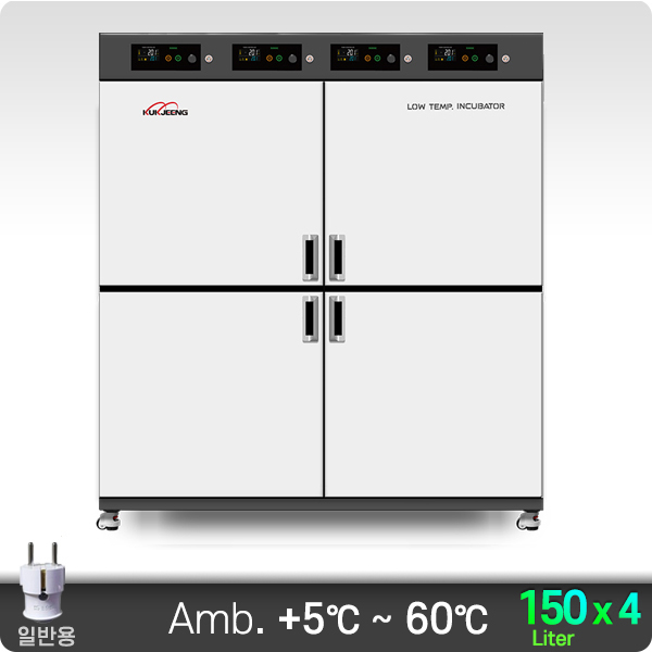 다실 항온 배양기(상부형) 4룸 150Lx4ch KJ-IB-150M4FT